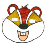 Chipmunk Mask   You'Re So Creative ! Inside Free Printable Chipmunk Mask