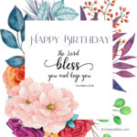 Christian Happy Birthday Wishes With Bible Verses | Entheosweb Intended For Free Printable Christian Cards Online
