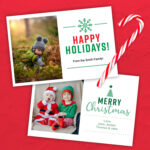 Christmas Card Template (4×6)   Free Printable Download In Free Printable Photo Cards 4X6