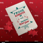 Christmas Card With German Message Hi Res Stock Photography And Throughout Free Printable German Christmas Cards
