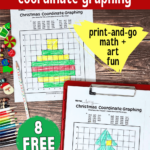 Christmas Coordinate Graphing Worksheets: Free Art + Math Fun Throughout Free Printable Christmas Coordinate Graphing Worksheets
