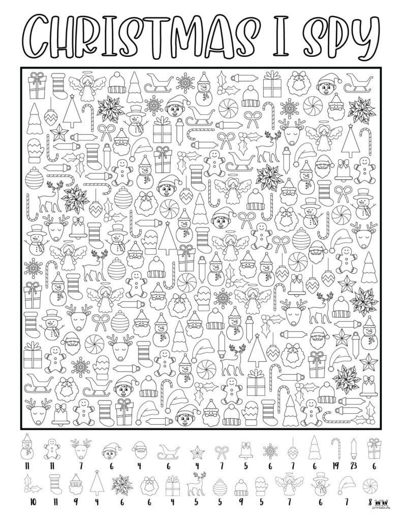 Christmas I Spy 8 Free Printables | Printabulls Within Free Printable Christmas Hidden Picture Games Christmas I Spy 8 Free Printables | Printabulls Within Free Printable Christmas Hidden Picture Games