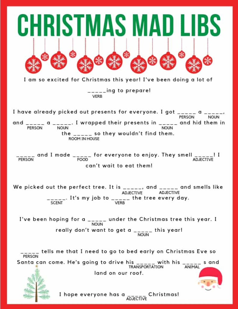 Christmas Mad Libs Jac Of All Things Throughout Christmas Mad Libs Printable Free Christmas Mad Libs Jac Of All Things Throughout Christmas Mad Libs Printable Free