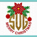 Christmas Monogram Svg, Merry Christmas Svg, Christmas Svg Throughout Free Printable Christmas Iron On Transfers