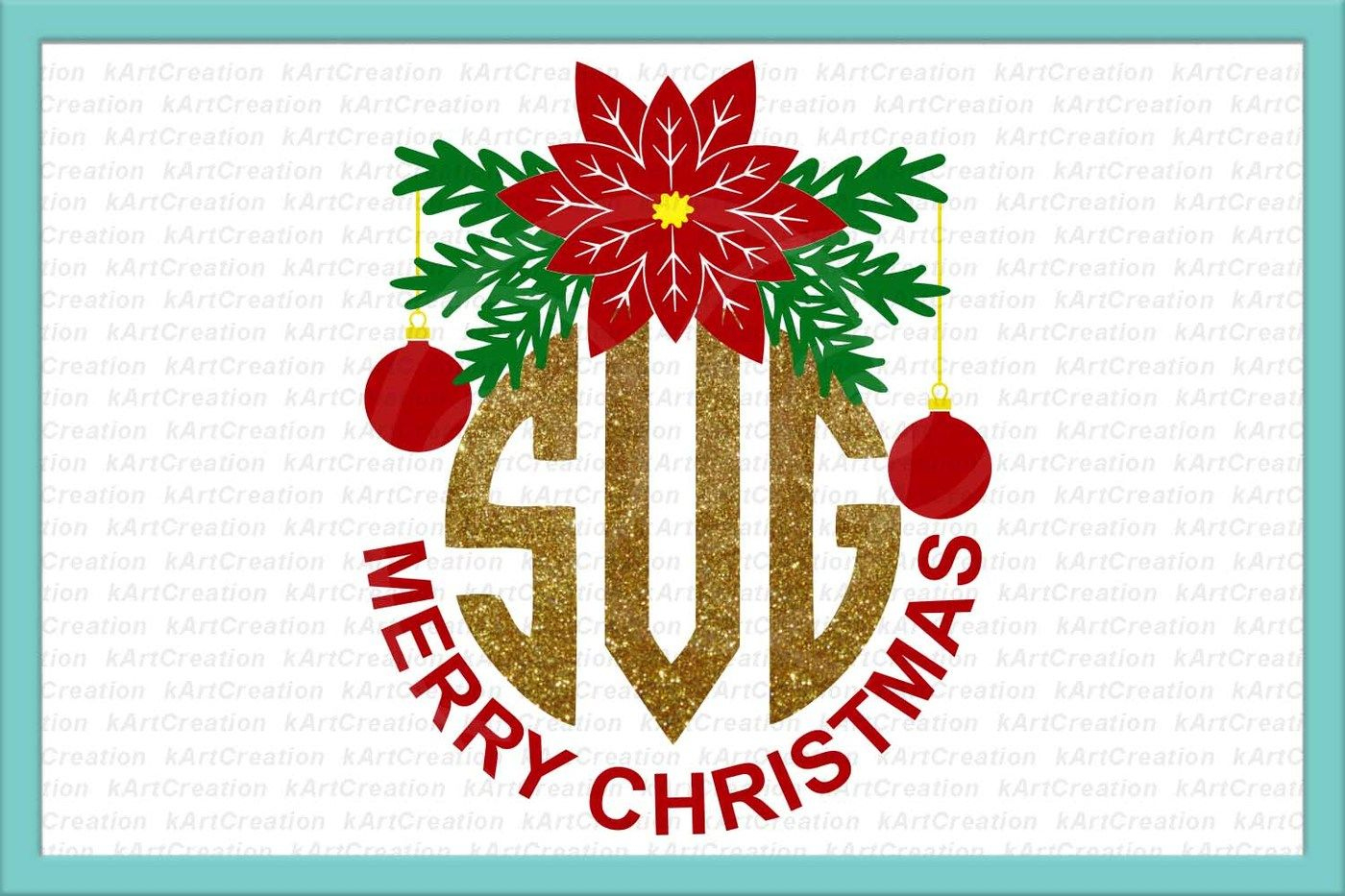 Christmas Monogram Svg, Merry Christmas Svg, Christmas Svg throughout Free Printable Christmas Iron on Transfers