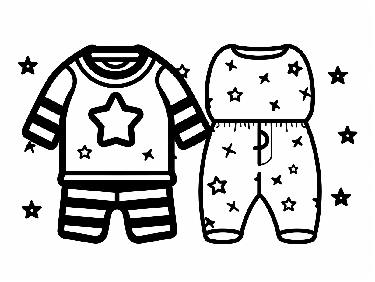 Christmas Pajamas Coloring Pages: Top 24 Free Printable Designs in Free Printable Pajama Coloring Pages