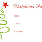 Christmas Party Free Printable Holiday Invitation Personalized In Free Printable Christmas Invitations