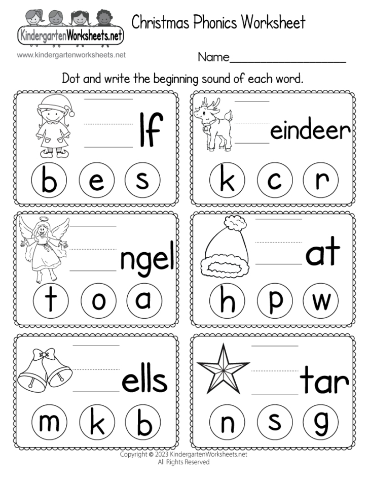 Free Printable Christmas Worksheets For Kids