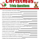 Christmas Trivia Quiz Questions & Answers For Kids Free Printable Within Free Printable Christmas Riddle Games