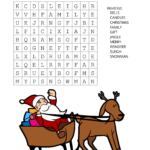 Christmas Word Search (Free Printable Pdf Puzzles) – Free For Free Printable Christmas Puzzles And Games
