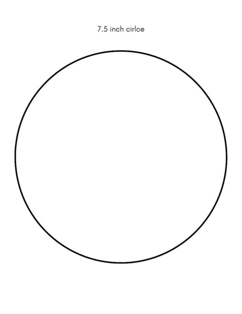 Circle Template Free Printables Small, Medium, And Large Sizes for Free Printable Party Circles