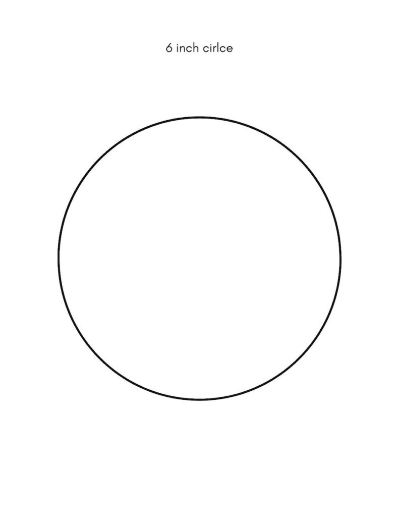 Circle Template Free Printables Small, Medium, And Large Sizes With Free Printable 6 Inch Circle Template Circle Template Free Printables Small, Medium, And Large Sizes With Free Printable 6 Inch Circle Template