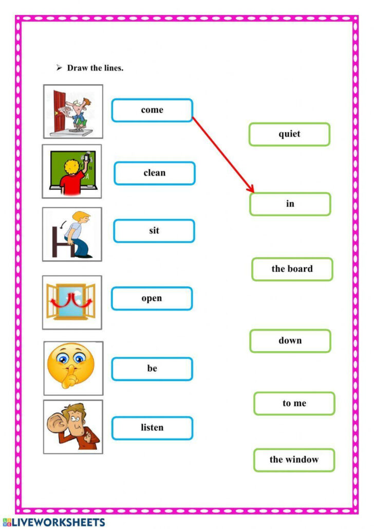 Free Printable Classroom Rules Worksheets