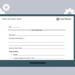 Client Information Sheet Template For Word (Free Download) In Free Printable Customer Information Sheets