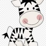 Clipart Jungle Animals   Baby Zebra Clipart Black And White, Hd With Free Printable Baby Jungle Animal Clipart
