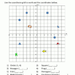 Coordinate Plane Worksheets   4 Quadrants Intended For Free Printable Coordinate Graphing Worksheets