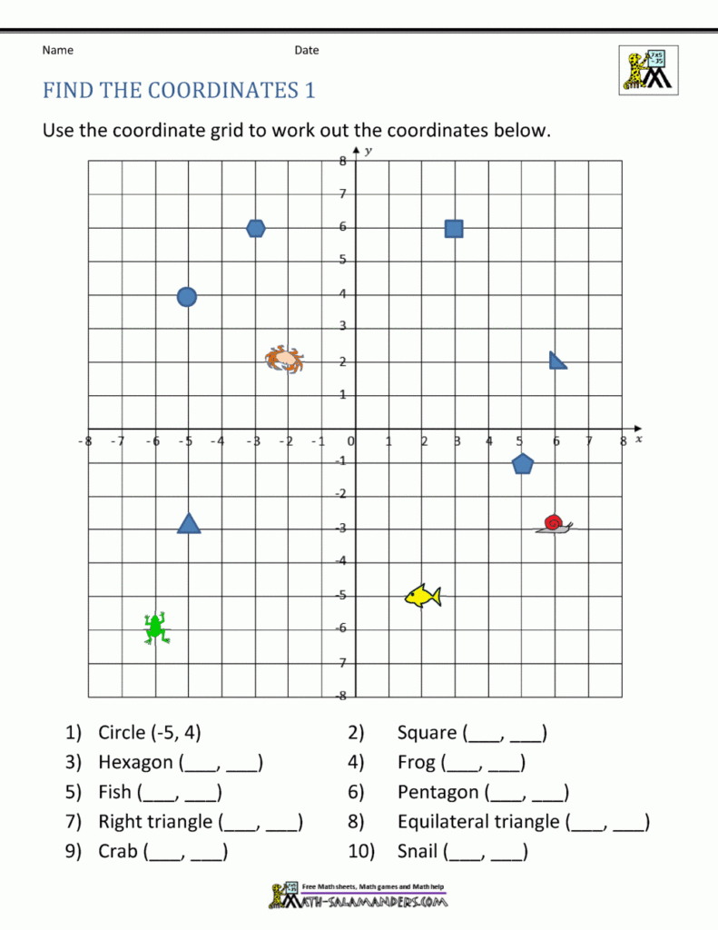 Coordinate Plane Worksheets 4 Quadrants Intended For Free Printable Coordinate Graphing Worksheets Coordinate Plane Worksheets 4 Quadrants Intended For Free Printable Coordinate Graphing Worksheets