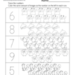 Count And Color Worksheet   Free Printable, Digital, & Pdf With Regard To Free Printable Counting Worksheets