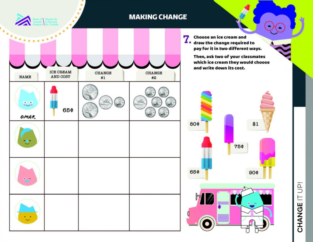 Counting Money And Making Change Bank Of Canada Museum Throughout Free Printable Making Change Worksheets Counting Money And Making Change Bank Of Canada Museum Throughout Free Printable Making Change Worksheets