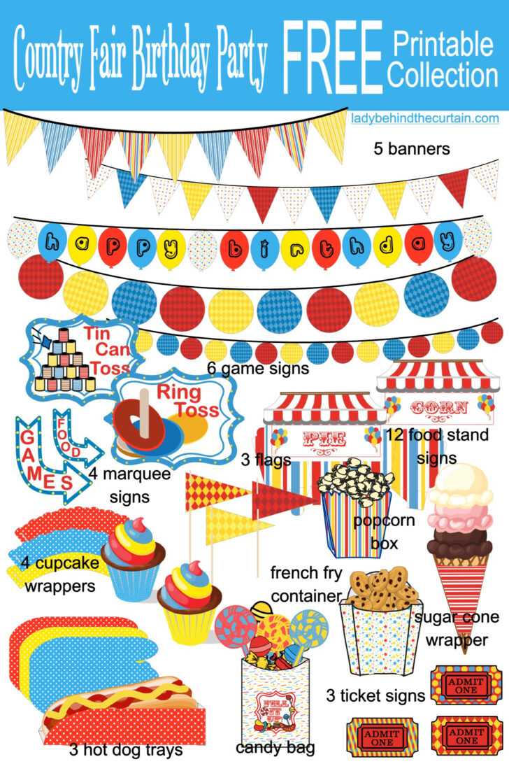 Free Printable Party Signs