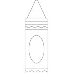 Crayon Template   Childhood Magic Regarding Free Printable Crayon Pattern