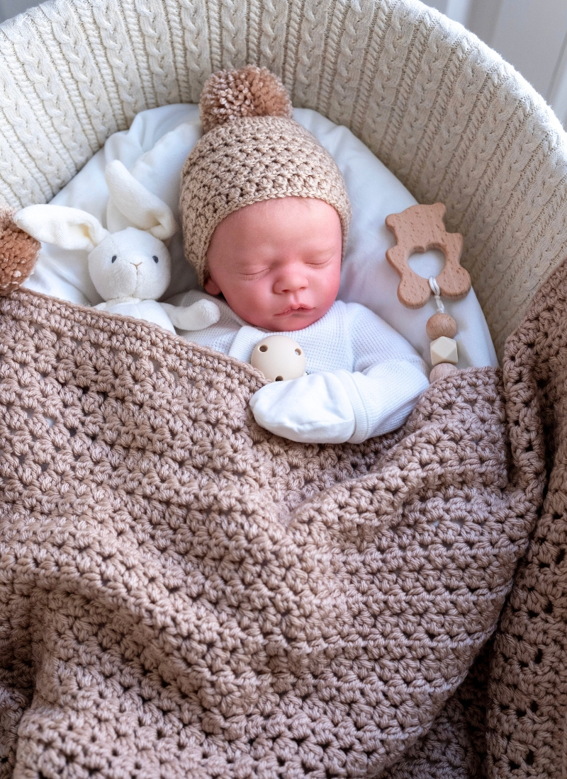 Crochet An Easy Baby Blanket (Free Pattern) - Maisie And Ruth pertaining to Free Printable Crochet Patterns For Baby Cocoons