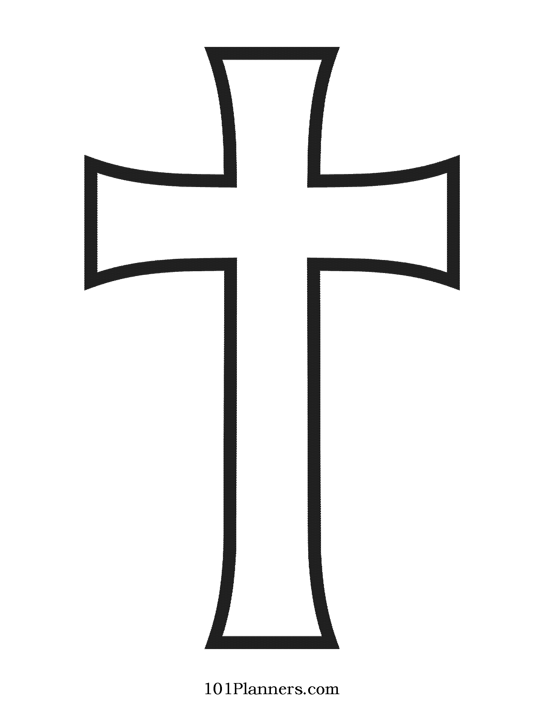 Cross Template | Cross Clipart Maker pertaining to Free Printable Cross