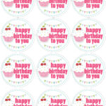 Cupcake Birthday Party With Free Printables   How To Nest For Less™ Pertaining To Cupcake Topper Templates Free Printable