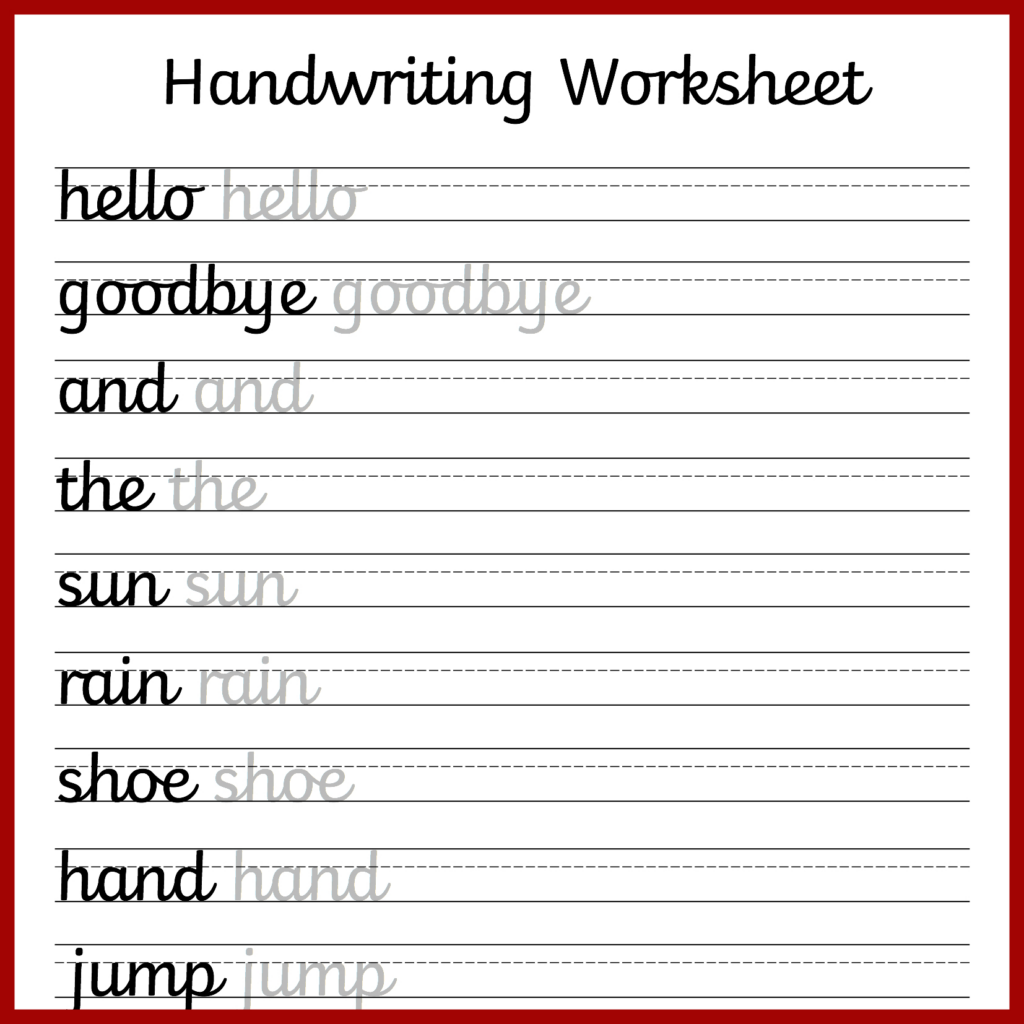 Cursive Handwriting Worksheets – Free Printable | Mama Geek Intended For Free Printable Cursive Handwriting Worksheets Cursive Handwriting Worksheets – Free Printable | Mama Geek Intended For Free Printable Cursive Handwriting Worksheets