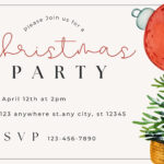 Custom Landscape Holiday Invitations | Design & Print With Canva With Regard To Holiday Invitations Free Printable