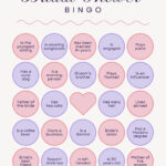 Customize 45+ Bridal Shower Bingo Card Templates Online   Canva Intended For Free Printable Bridal Shower Bingo