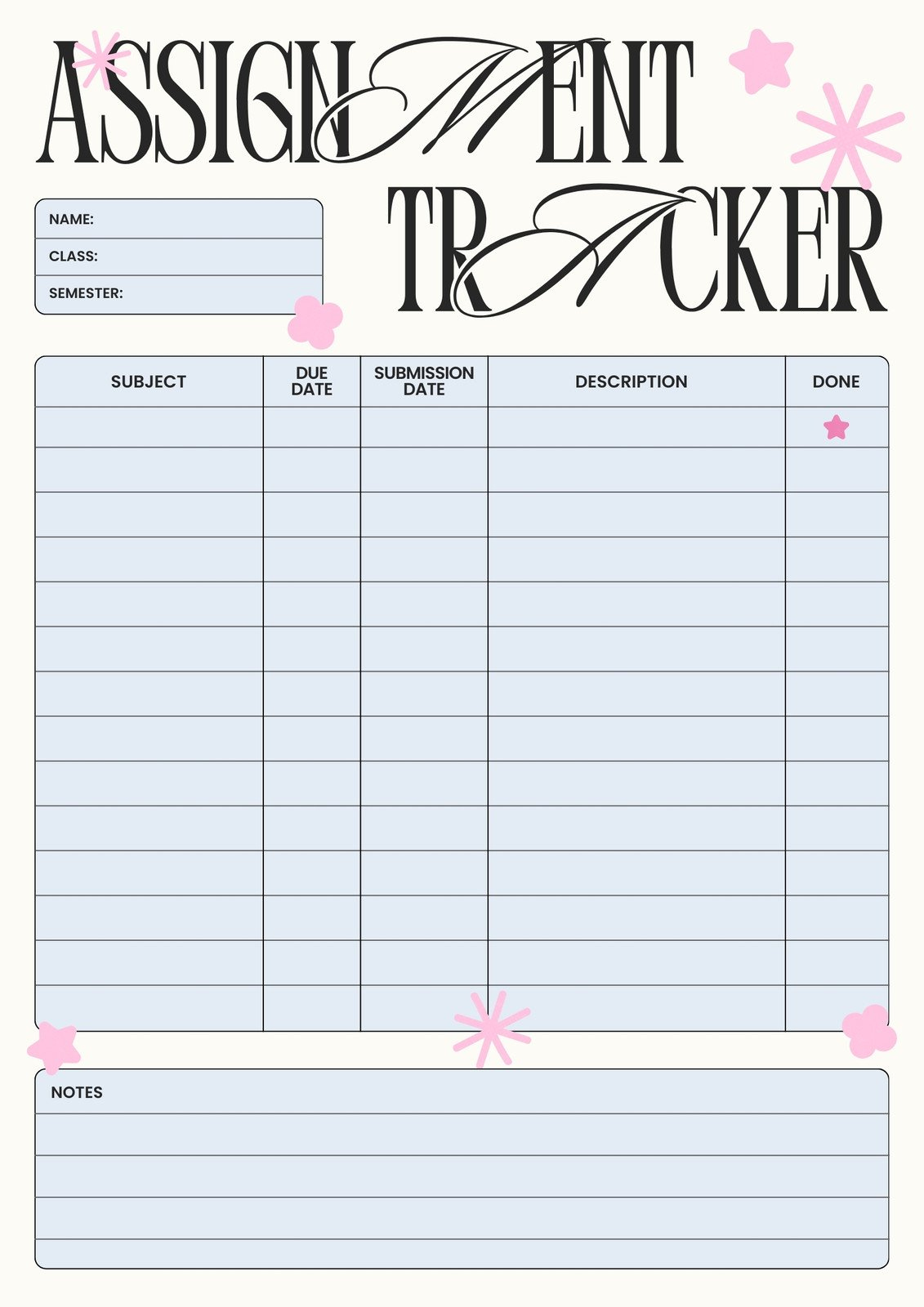 Customize 515+ Student Planner Templates Online - Canva throughout Free Printable School Agenda Templates
