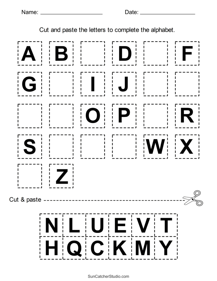 Free Printable Pre-K Worksheets