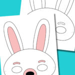 Cute Bunny Rabbit Mask Templates (Free Printables!) Regarding Free Printable Easter Masks