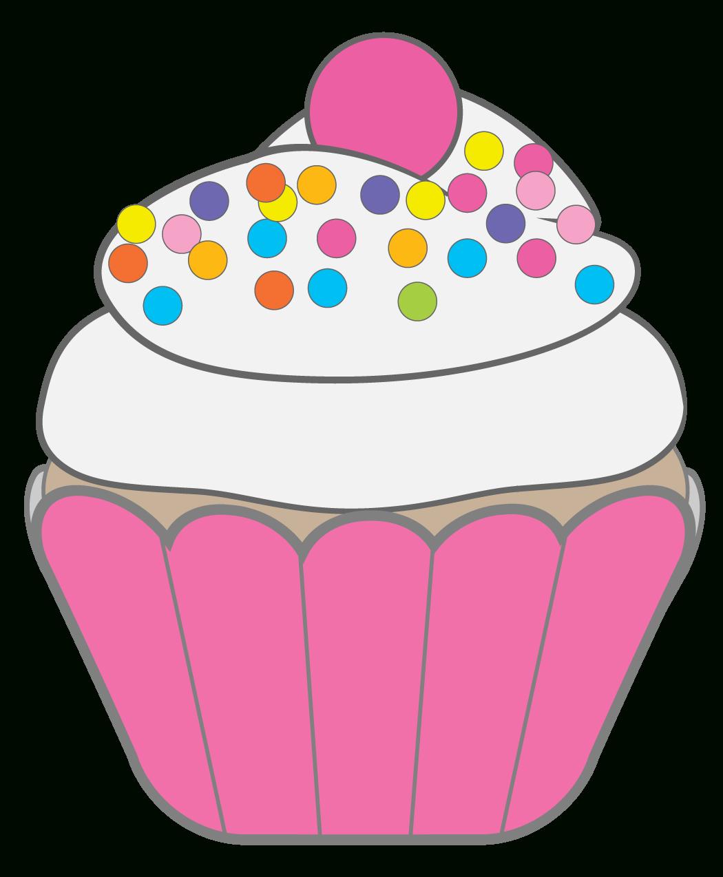 Cute Cupcake Clip Art | Clipart Panda - Free Clipart Images pertaining to Free Printable Cupcake Clipart