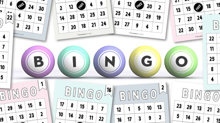 Free Printable Bingo Cards Random Numbers