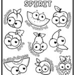 Cute Fruit Of The Spirit Coloring Pages (Free Pdf Printables Within Fruit Of The Spirit Free Printable
