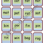Cvc And Rhyming Words Flashcards   Esl Worksheetcarme Sammut Throughout Free Printable Rhyming Words Flash Cards
