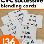 Cvc Successive Blending Free Cards Within Free Printable Blending Cards