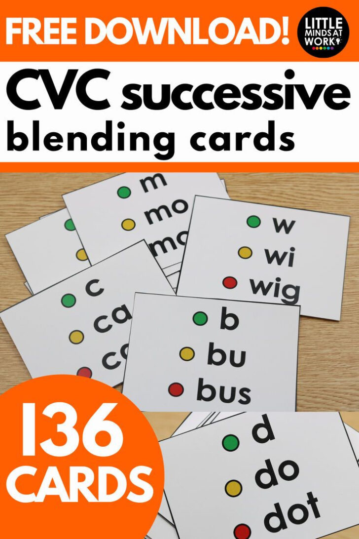 Free Printable Blending Cards