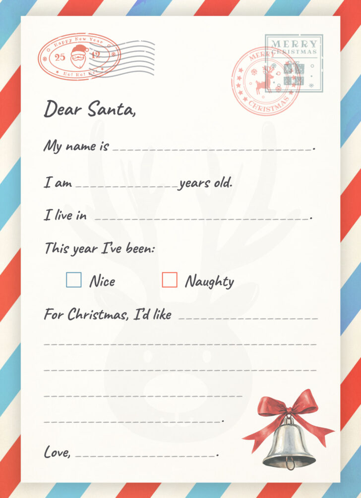 Free Printable Santa Letter Paper