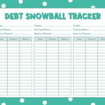 Debt Trackers & Debt Snowball Worksheets   35 Pages | Printabulls Intended For Free Printable Debt Snowball Worksheet