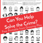 Detective Puzzle For Kids   Free Printable   Growing Play Throughout Free Printable Detective Games