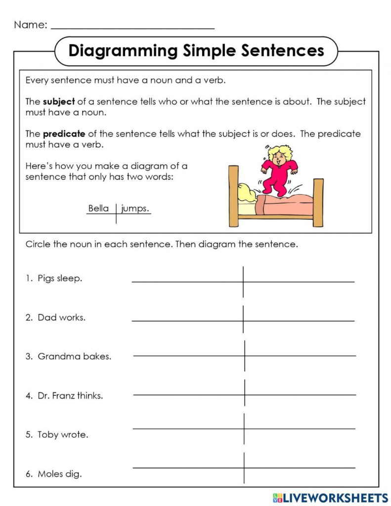 Diagramming Sentences: Worksheets Worksheets Library Within Free Printable Sentence Diagramming Worksheets Diagramming Sentences: Worksheets Worksheets Library Within Free Printable Sentence Diagramming Worksheets