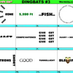 Dingbats Quiz #3 » Find The Answers To Over 730 Dingbats! » Words Intended For Free Printable Dingbats Puzzles