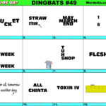 Dingbats Quiz #49 » Find The Answers To Over 730 Dingbats! » Words Intended For Free Printable Dingbats Puzzles