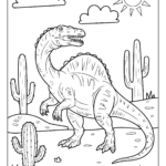 Dinosaur Coloring Pages (20+ Free Printable Pdf) For Free Printable Dinosaur Coloring Pages