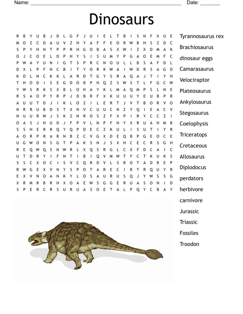 Dinosaurs Word Search Wordmint Intended For Free Printable Dinosaur Word Search Dinosaurs Word Search Wordmint Intended For Free Printable Dinosaur Word Search