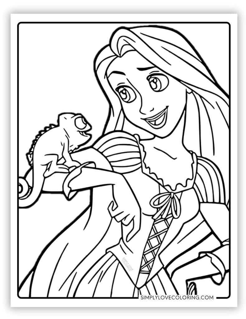 Disney Princess Coloring Pages (Free Pdf Printables) Simply Love Throughout Free Printable Coloring Pages Of Disney Characters Disney Princess Coloring Pages (Free Pdf Printables) Simply Love Throughout Free Printable Coloring Pages Of Disney Characters