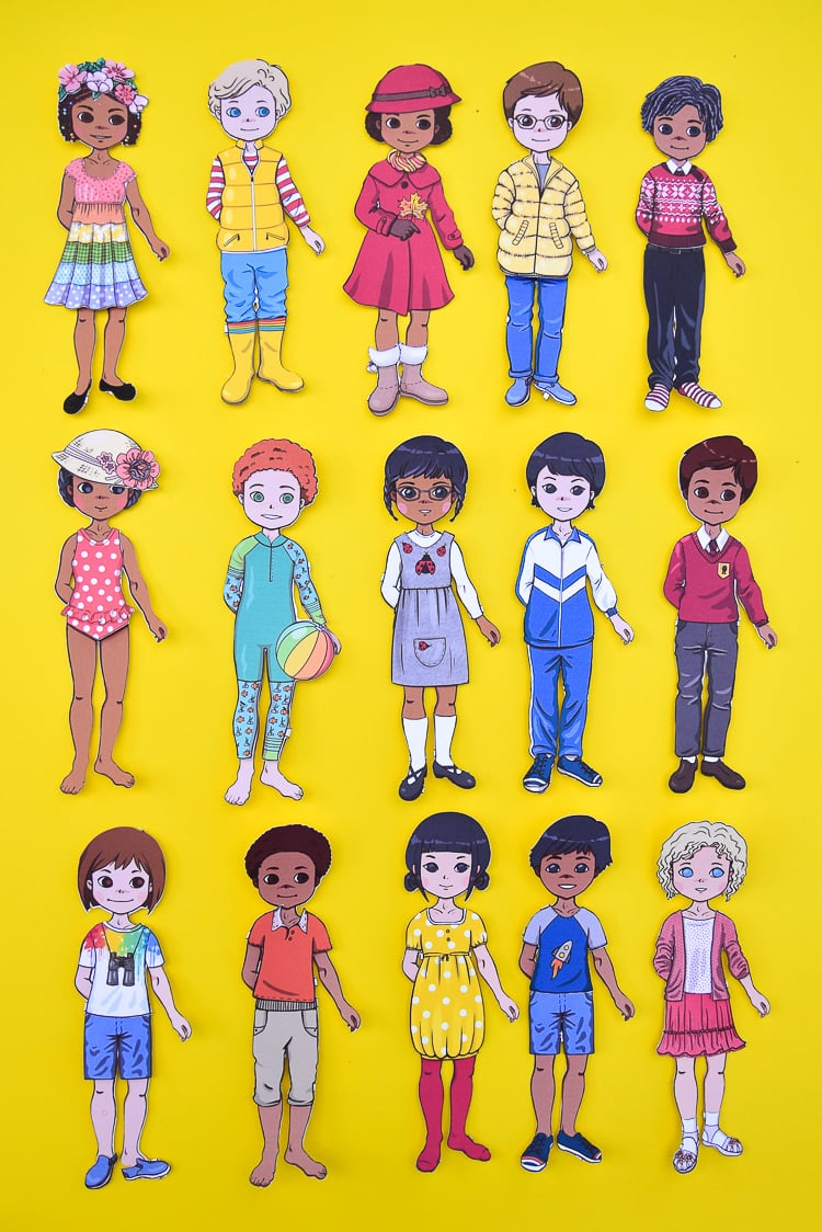 Diverse Paper Dolls Dolls: Free Printable Templates | Adventure In in Free Printable Paper Dolls From Around The World